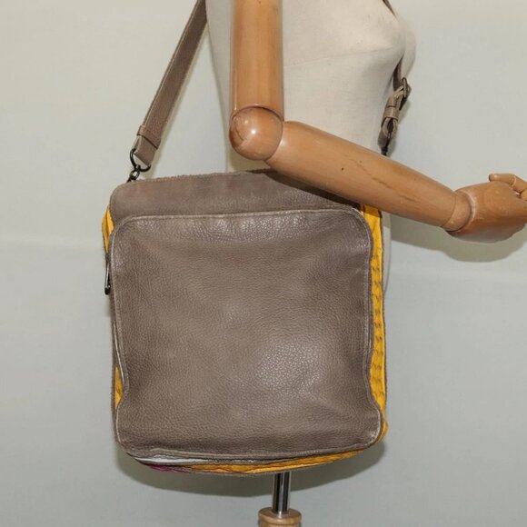 BOTTEGA VENETA INTRECCIATO Shoulder Bag Leather Multicolor Auth - Picture 14 of 16